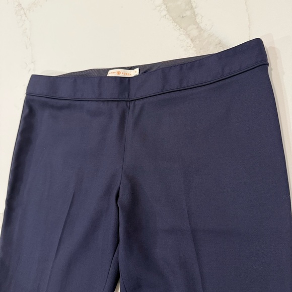 Tory Burch Wool Blend Slim Silhouette Dress Pants Women’s 12 Midnight Navy Blue - Picture 4 of 9